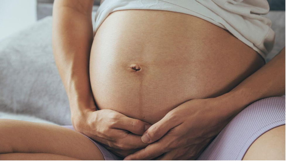 شکل شکم در سه ماهه سوم بارداری