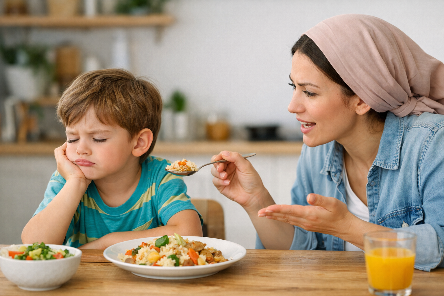 تغذیه اجباری کودک